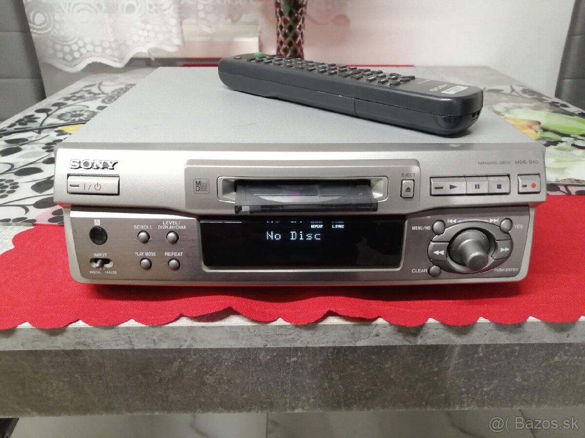 Sony minidisk rekordér - 4