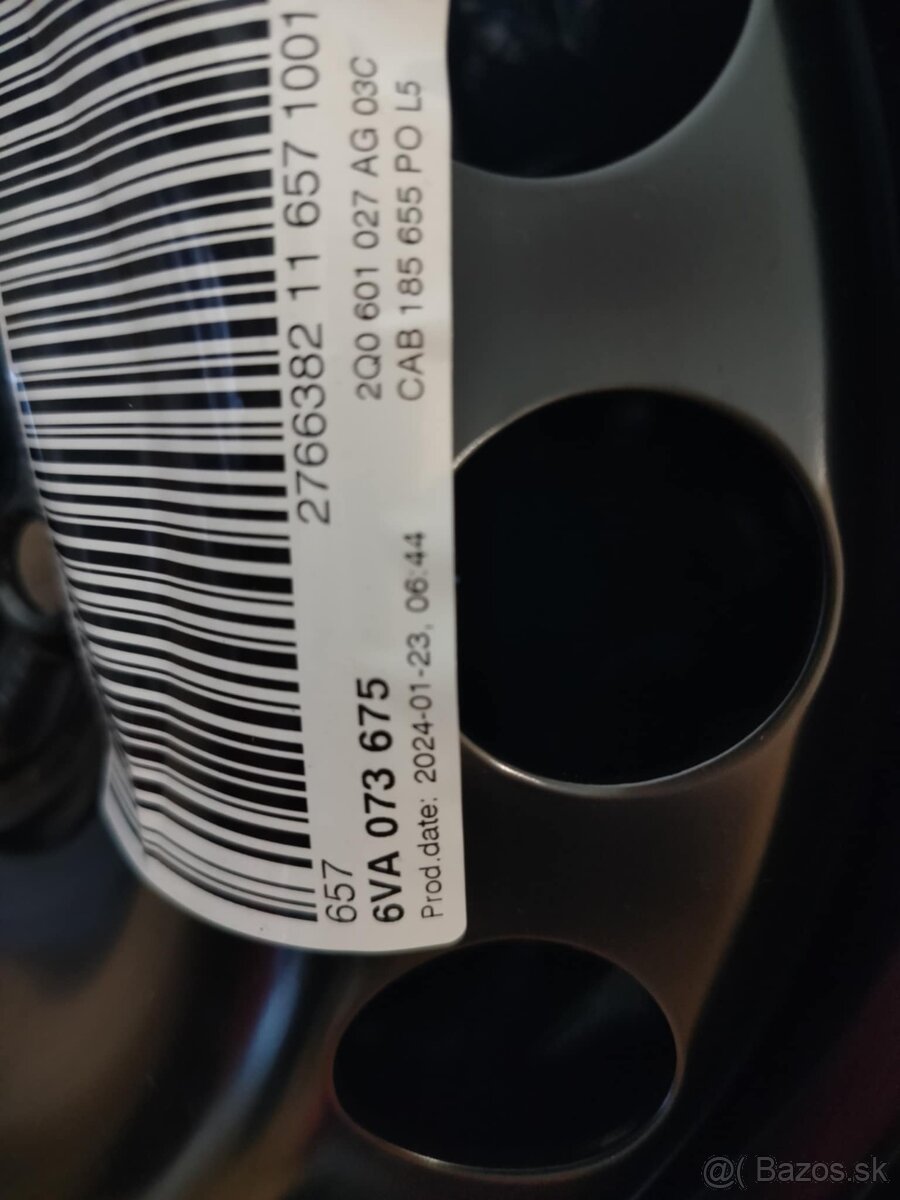 Zimné komplety SKODA FABIA 4 185/65 R15 nové - 4