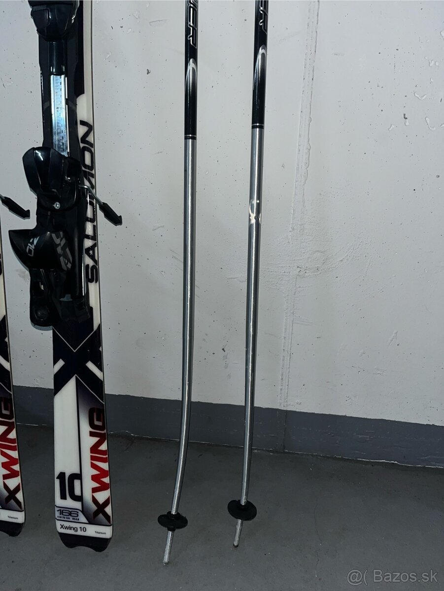 Pánske lyže, lyžiarky a paličky - 4