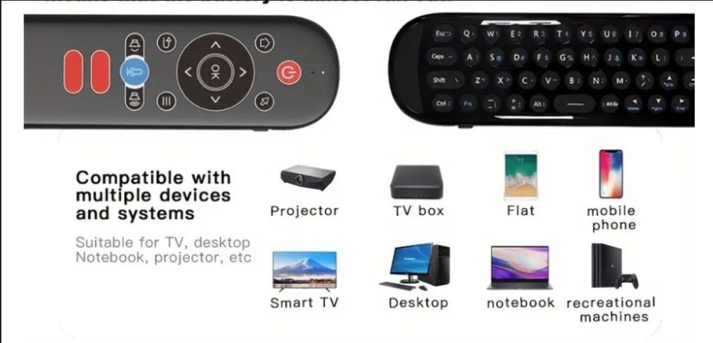 Ďiaľkové ovládanie s klávesnicou - 4