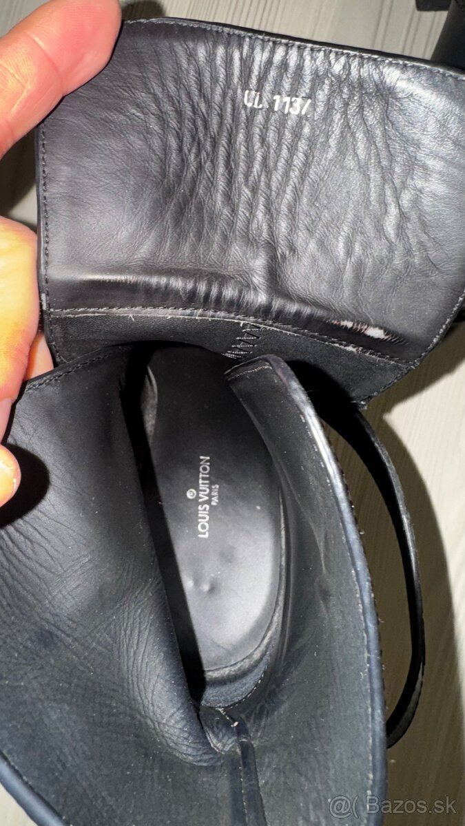 Louis Vuitton kožené vysoké čižmy V.38 - 4