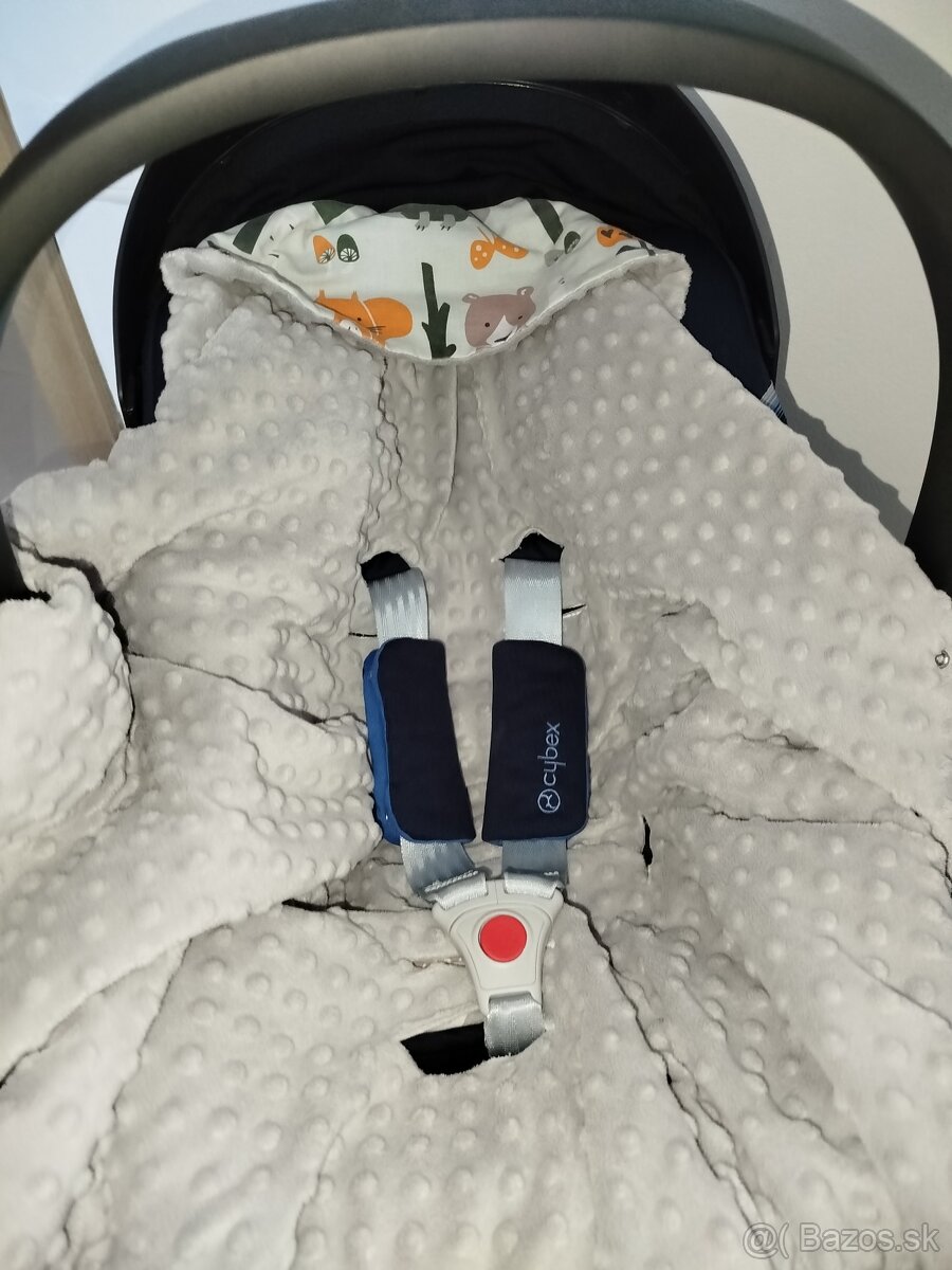 Vajičko Cybex aton 5 s isofixom + deka - 4