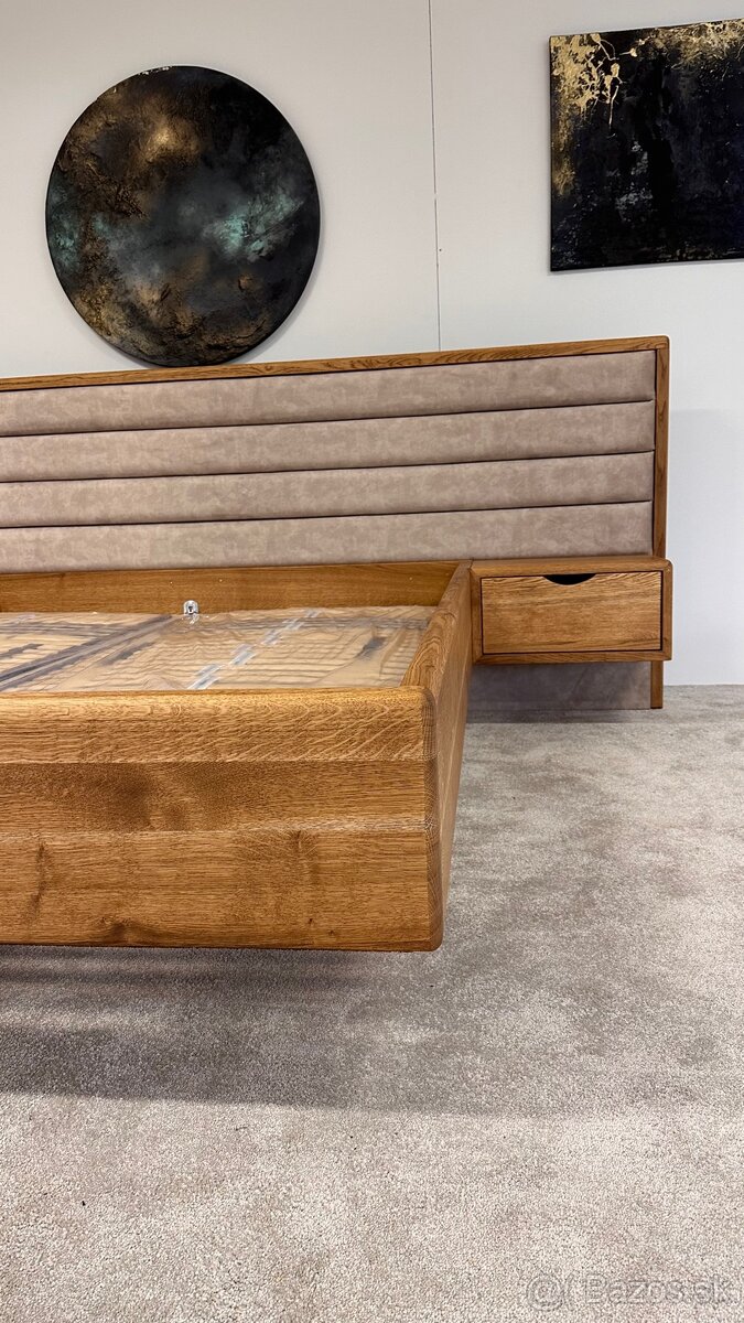 Dubová posteľ 180x200 - 4