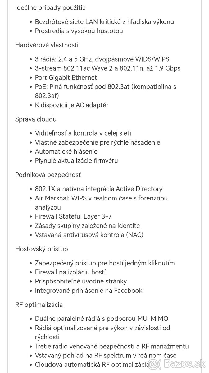 Cisco Meraki MR42 Access Point - 4