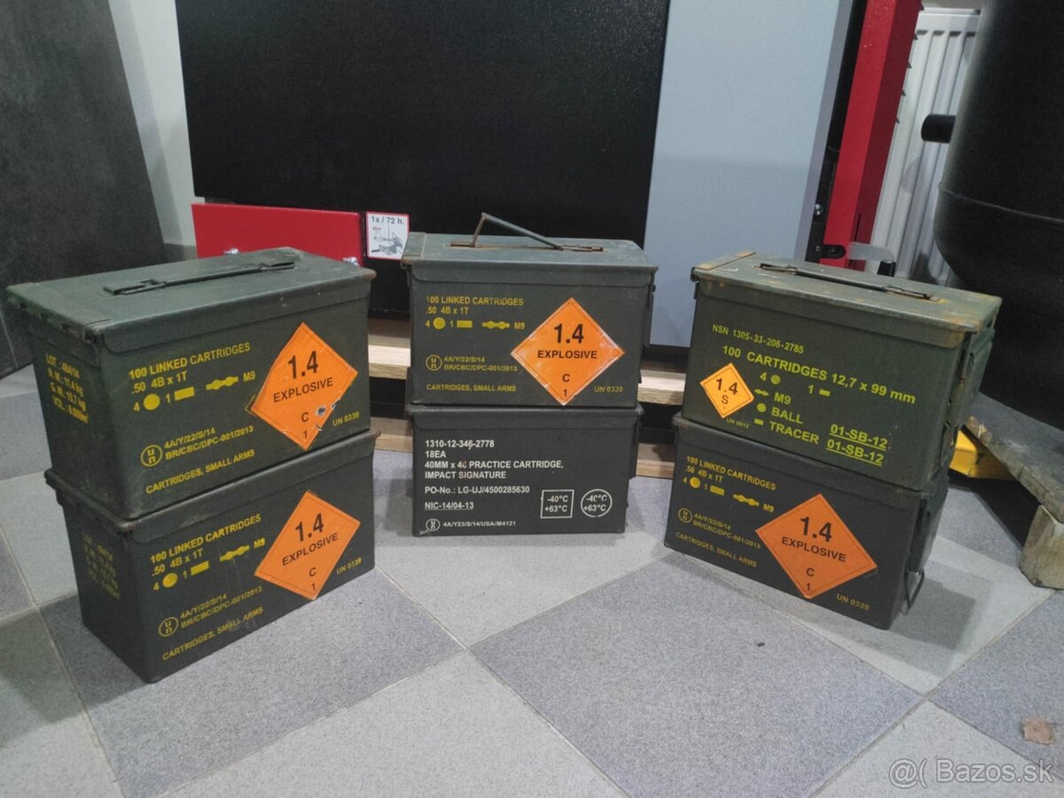 Plechová bedňa vojenská M2A1 - 4