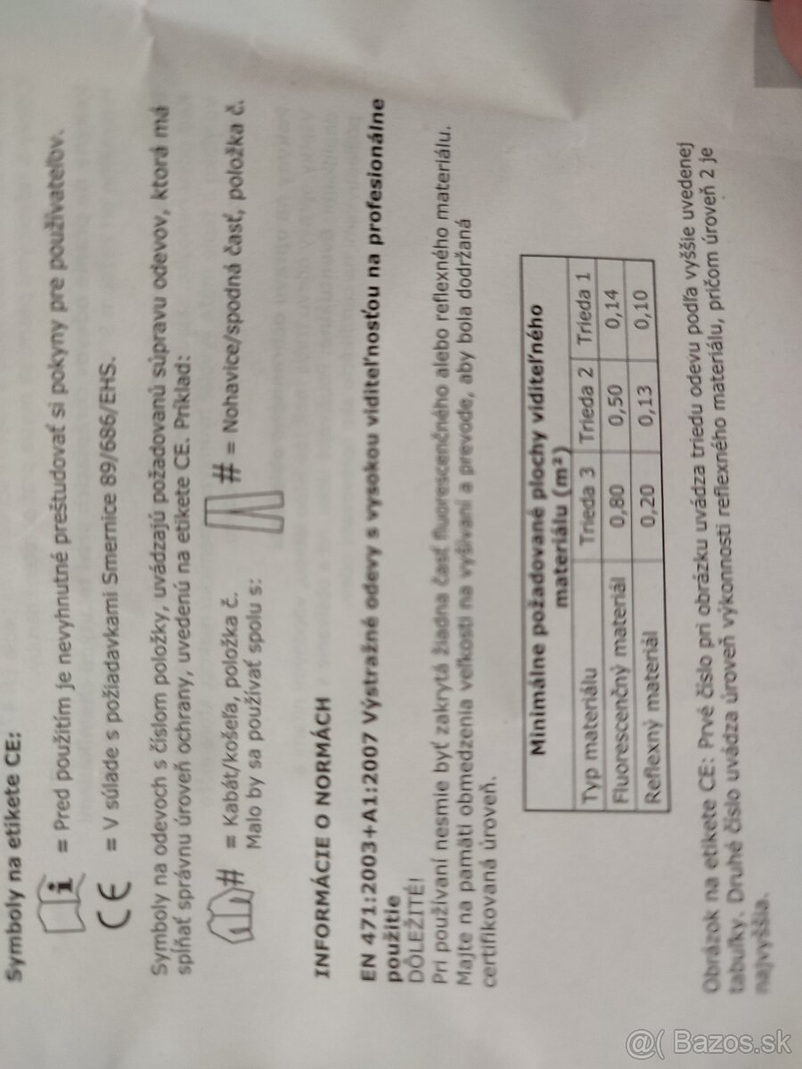 Výstražné pracovné nohavice - 4