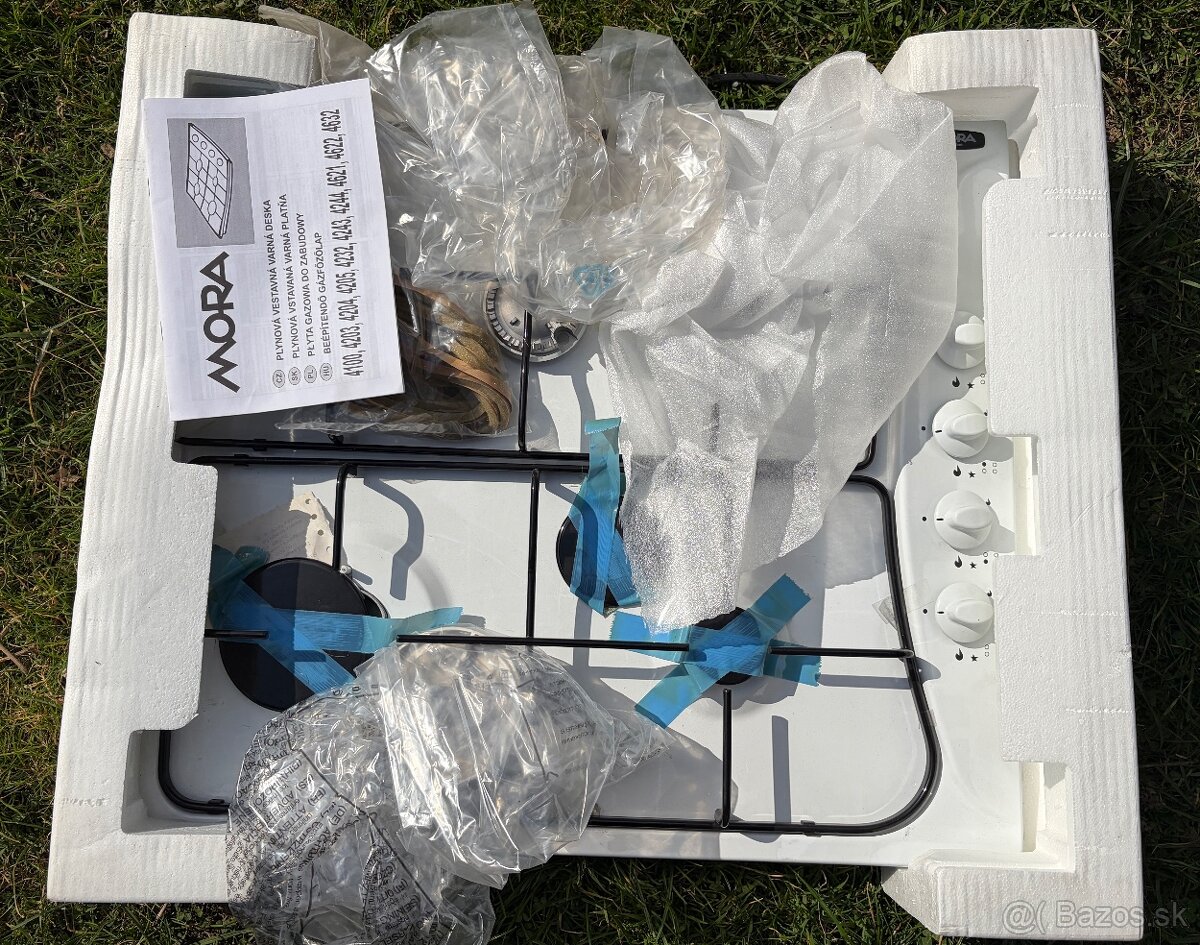 Plynová vstavaná varna platňa Mora - 4