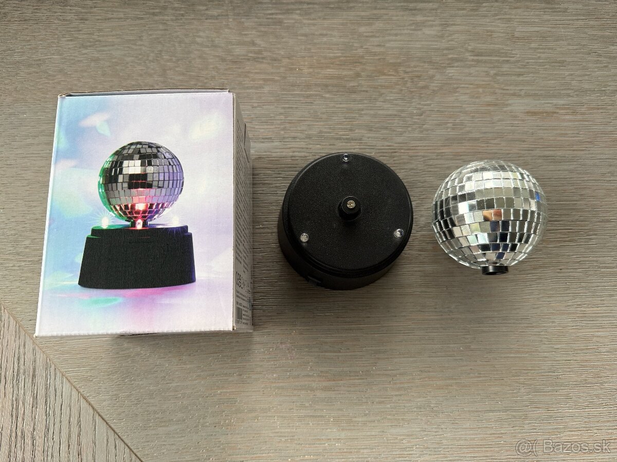 nová rotačná disco guľa na stôl - 4