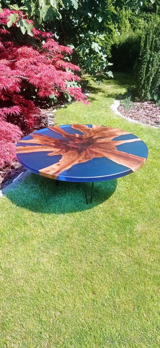 Jedalensky, konferencny epoxidovy stol orech - 4