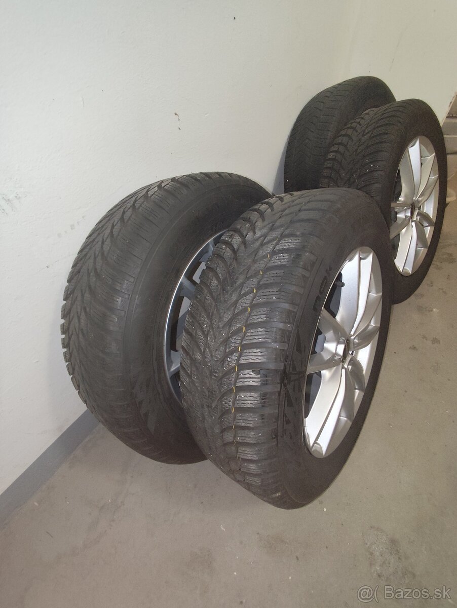 SADA kolies - Borbet R17 5x112 ET40 + Nokian Snowproof 2 SUV - 4