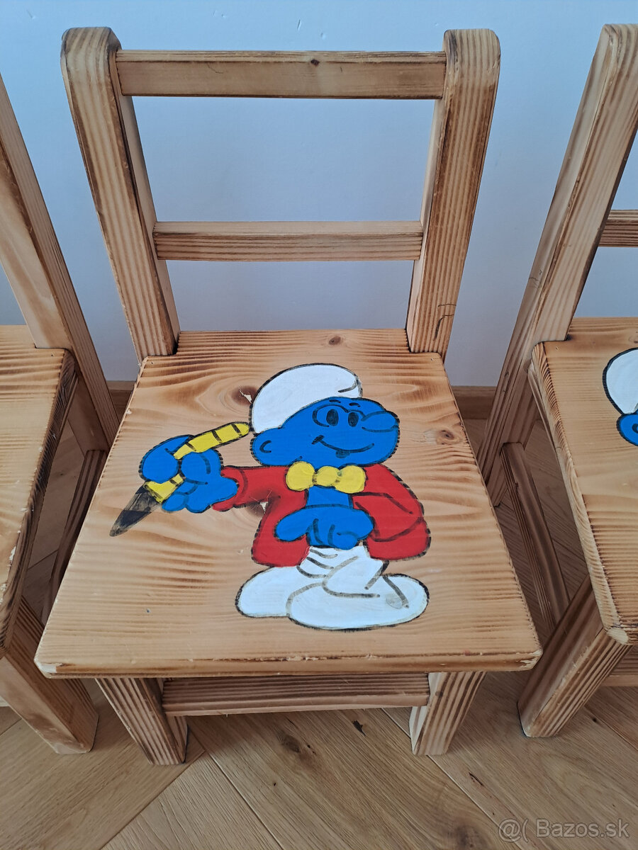 Detsky stol so 4 stolickami Detsky stol so 4 stolickami - 4