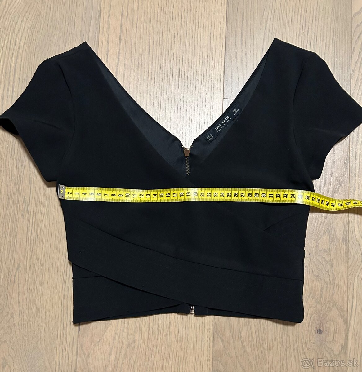 zara top XS čierny - 4