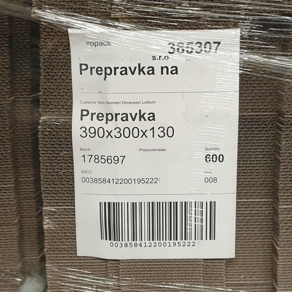 Kartónová prepravka na zeleninu, skladacia - 4