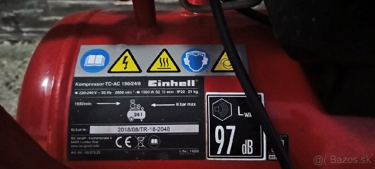 Kompresor Einhell 24l - 4