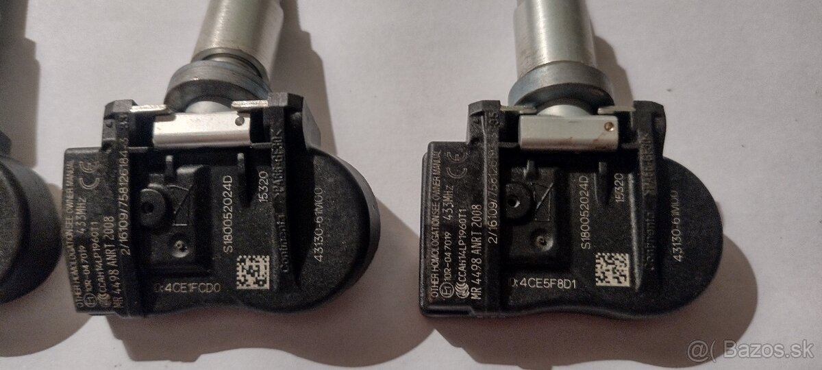 Snímače tlaku kolies TPMS vhodne pre Suzuki Vitaru - 4