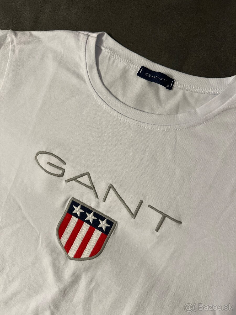 Biele Tričko gant M - 4