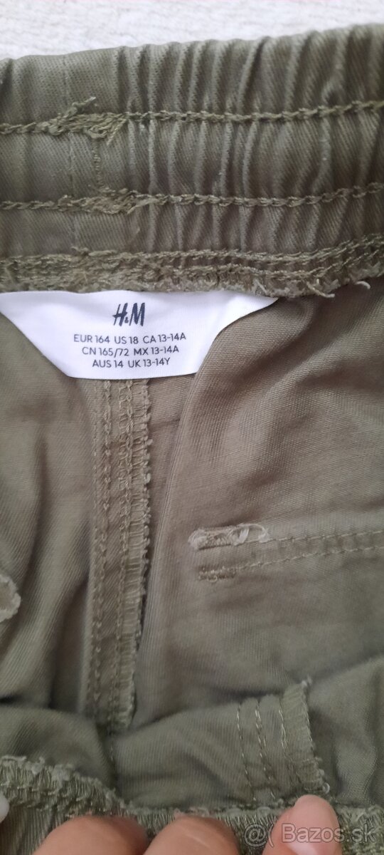 H@m cargo kraťasky - 164 a 170 - 4