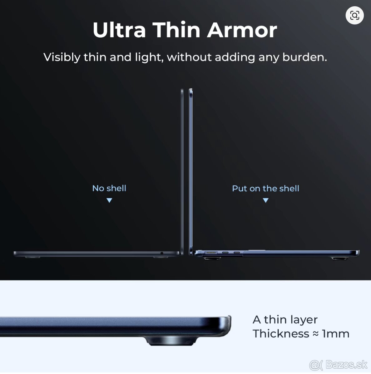 Kryt na MacBook Air 13-Palcov - 4