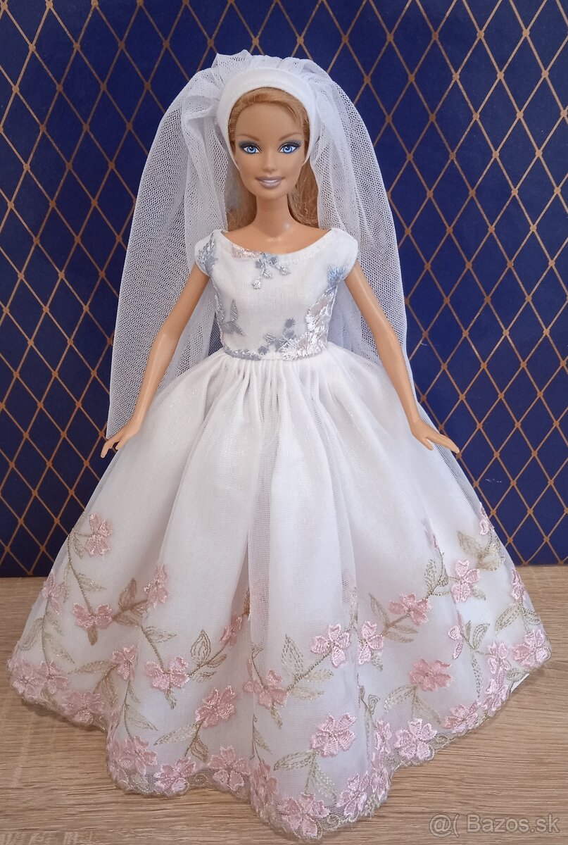 Barbie -svadobne šaty pre Barbie - 4