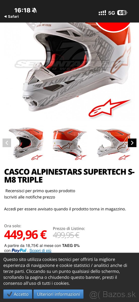 Prilba Alpinestars vel. S - 4