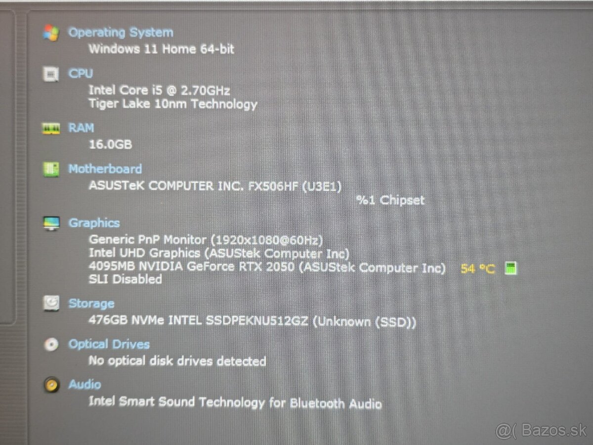 Herny notebook ASUS TUF Gaming F15 FX506HF - 4