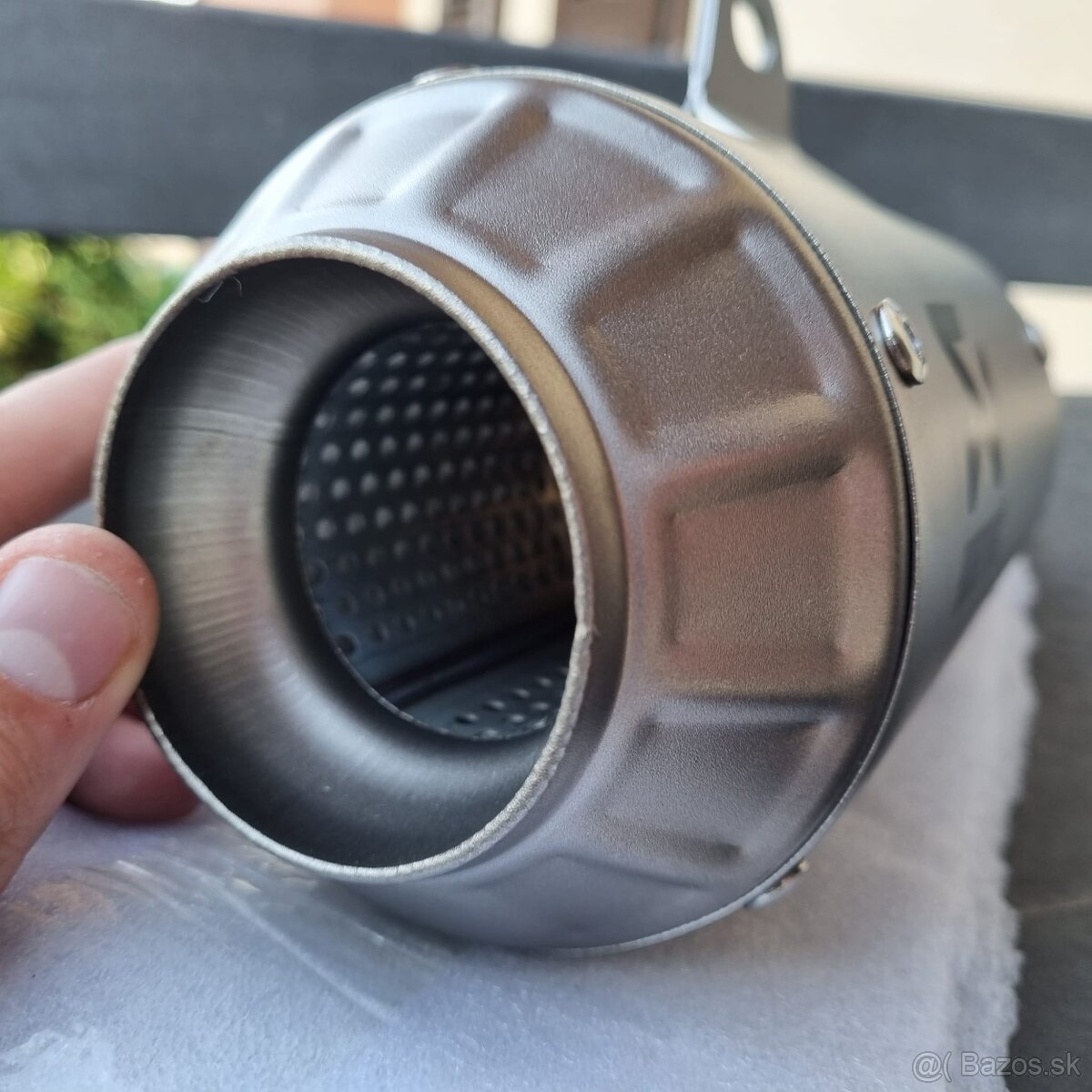 Predám Nový Nerezový Športový Ladený univerzálny moto výfuk - 4