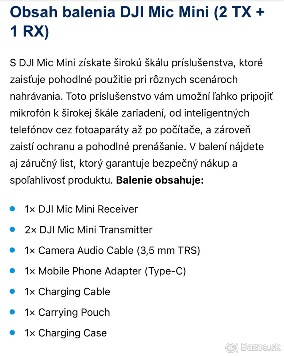 DJI MIC MINI 2 TX+1 RX - nový - 4