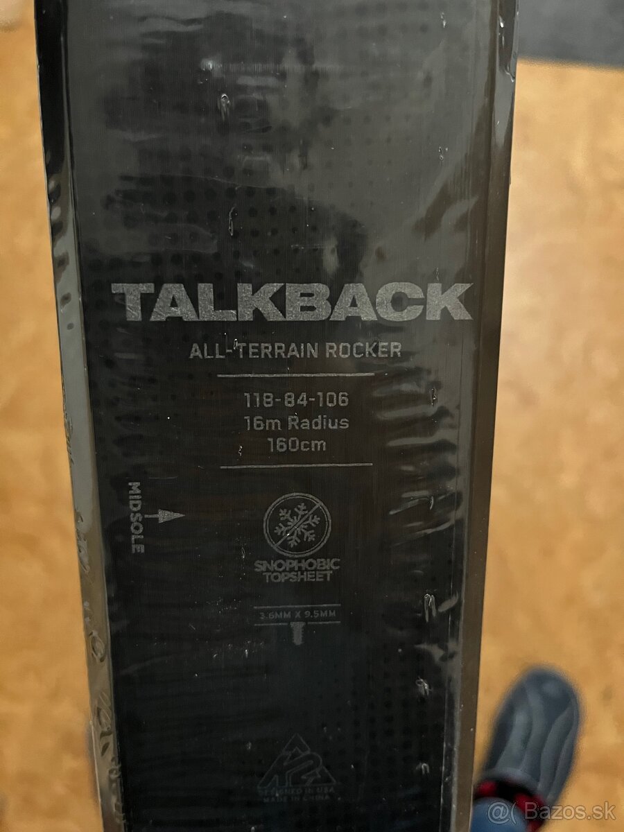 Damske skialpove lyze K2 Talkback 84/160 - 4