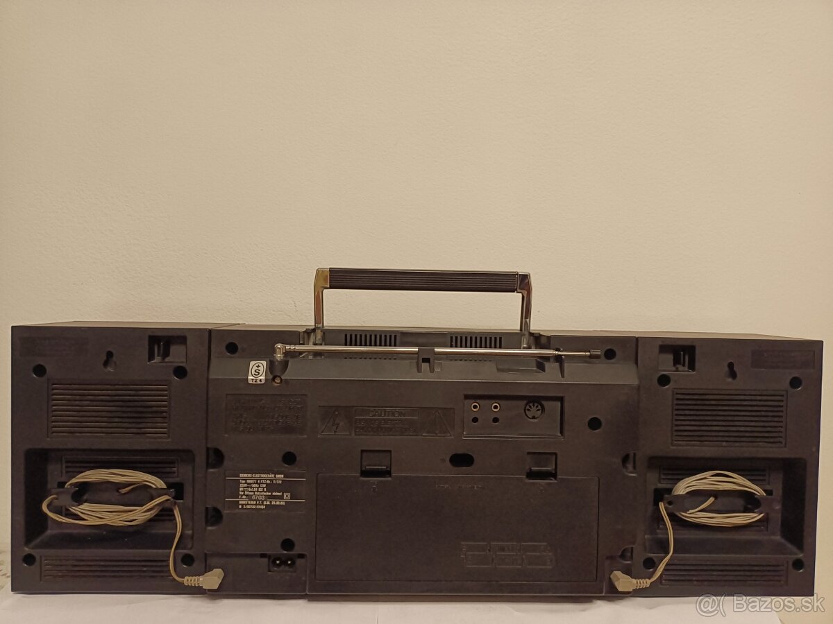 Siemens Club 877, radiomagnetofon retro kazeťák - 4