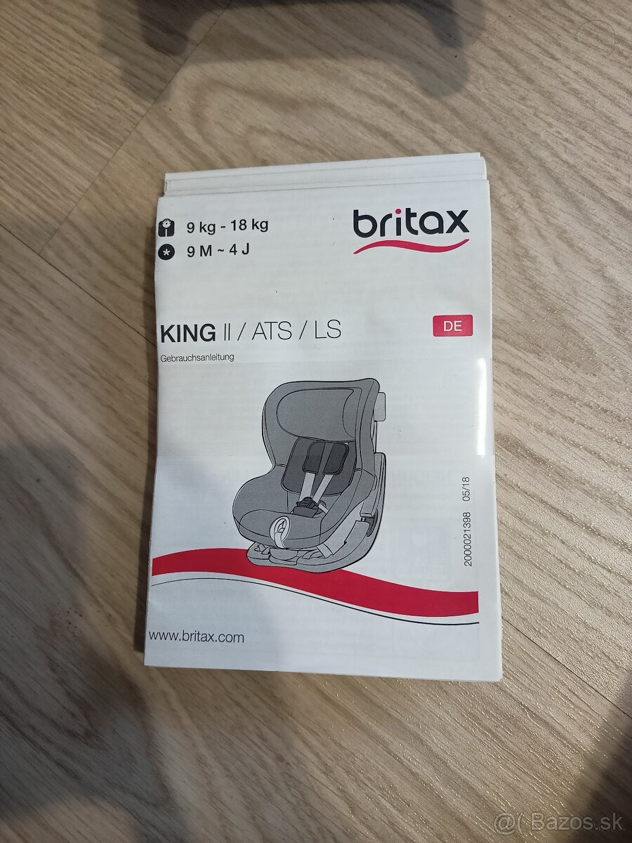 Autosedačka Britax Romer King II - 4