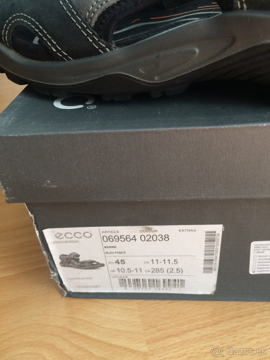 pánske nové sandále ECCO č. 45 - 4