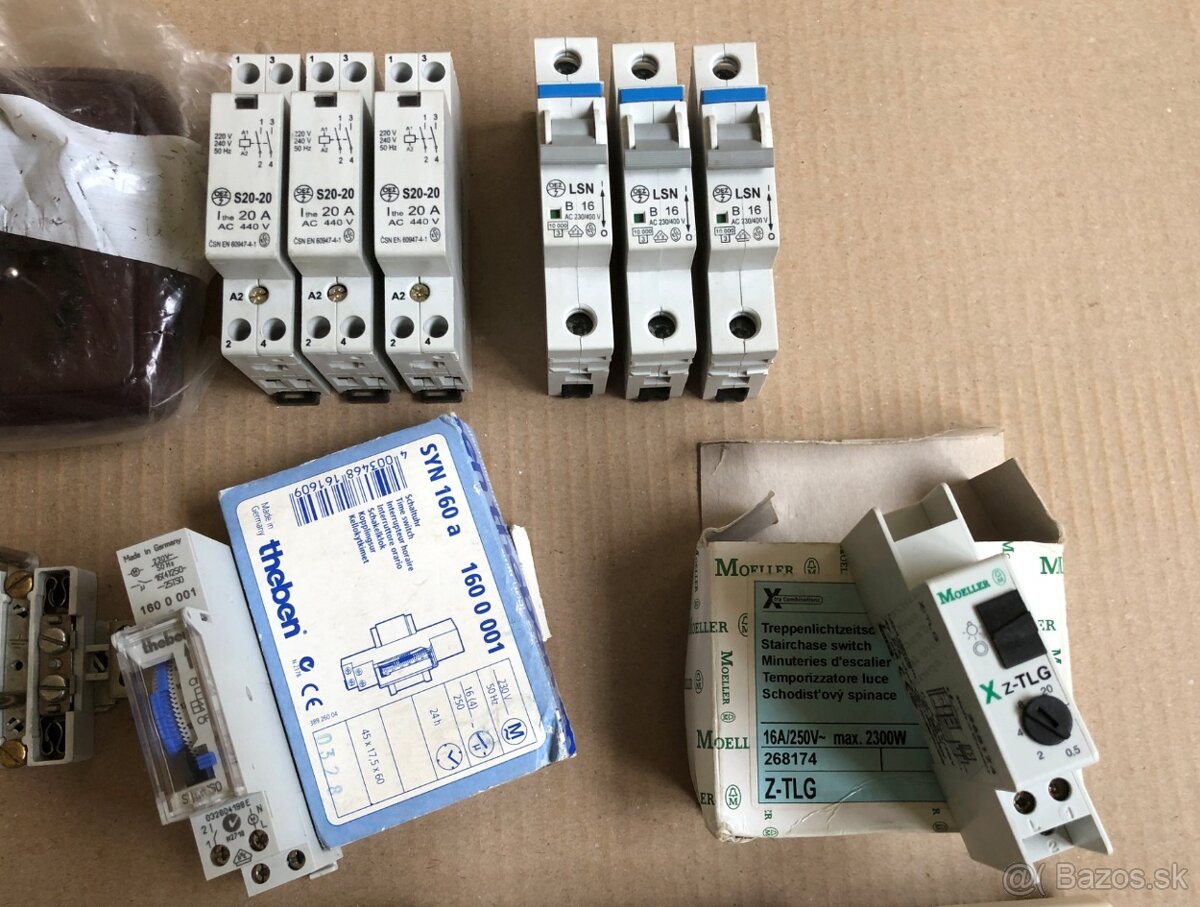Elektroinštalacný materiál - Nepouzity - 4