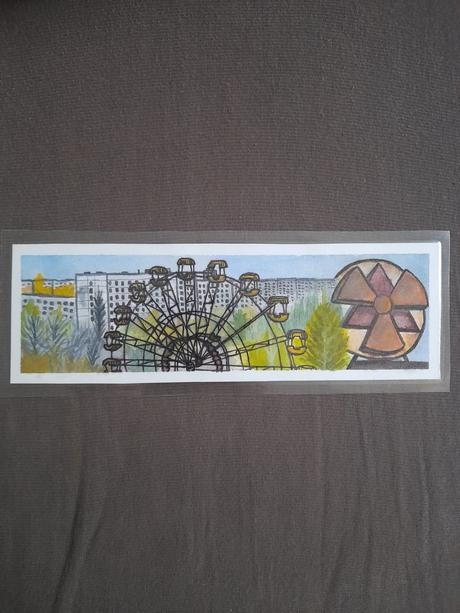 Handmade záložky téma Černobyľ, Pripiať - 4