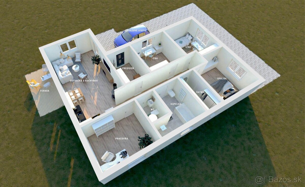 5-IZBOVÝ RD medzi Zvolenom a Banskou Bystricou (335 000 €) - 4