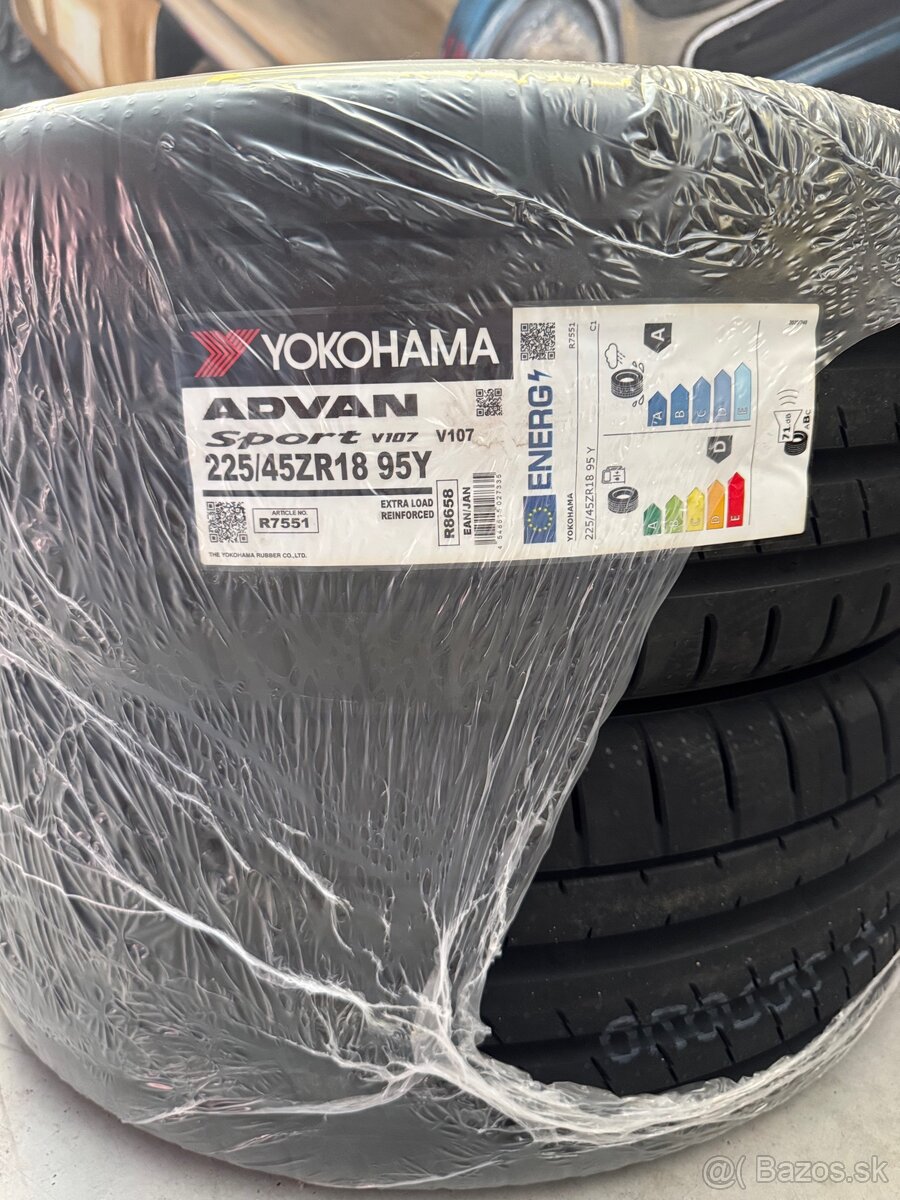 Dve nové letné gumy YOKOHAMA 225/45ZR18 95Y - 4