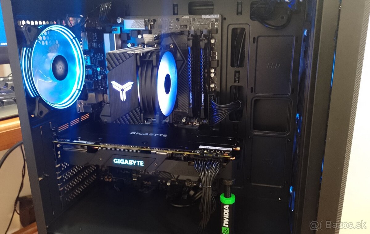 Herný PC – RTX 2070/8GB OC+ Ryzen 5+WIN 11 Pro + ARGB FAN - 4