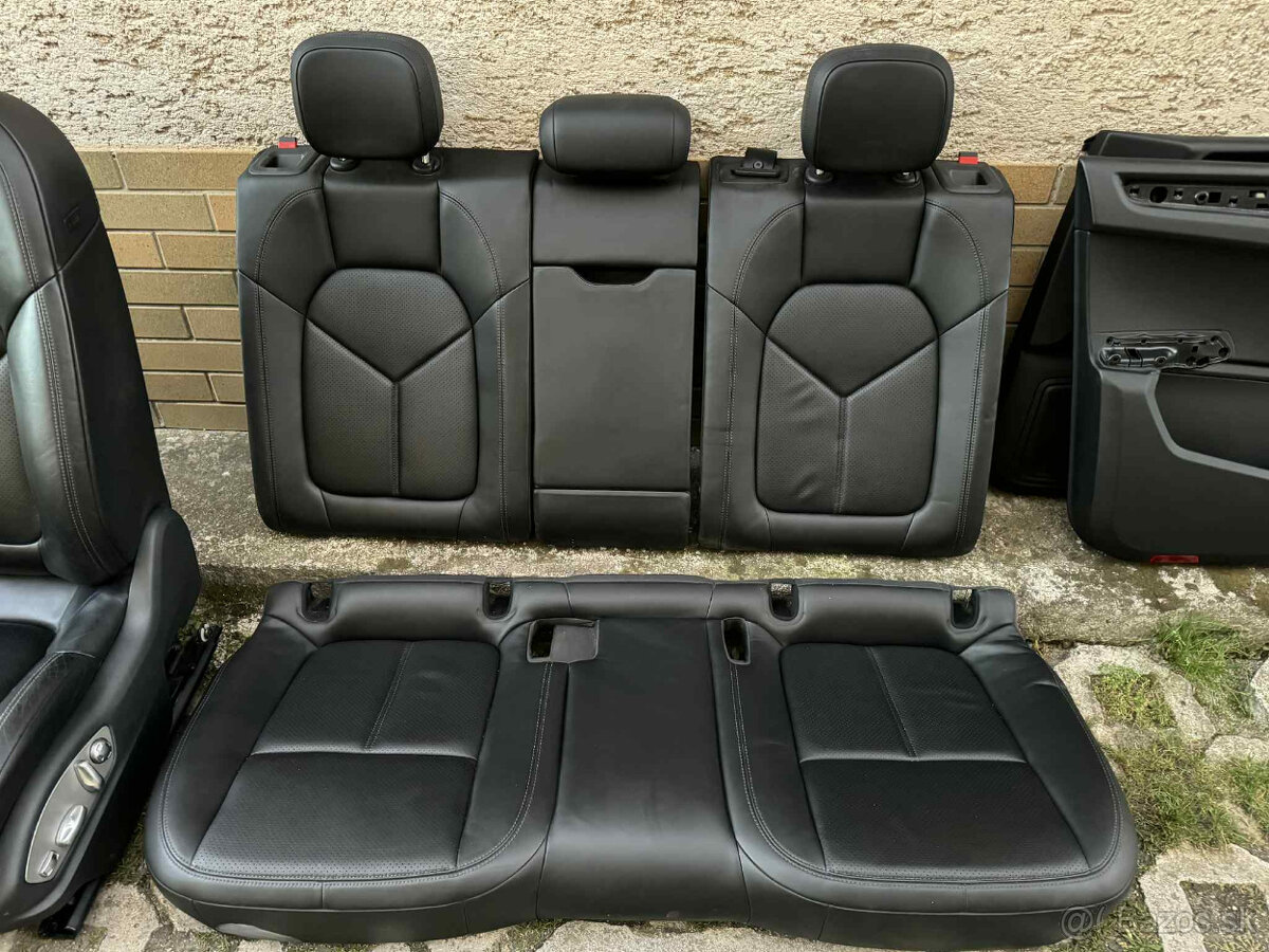 Sedadlá + tapacíre (čierna koža) Porsche Macan 95B - 4