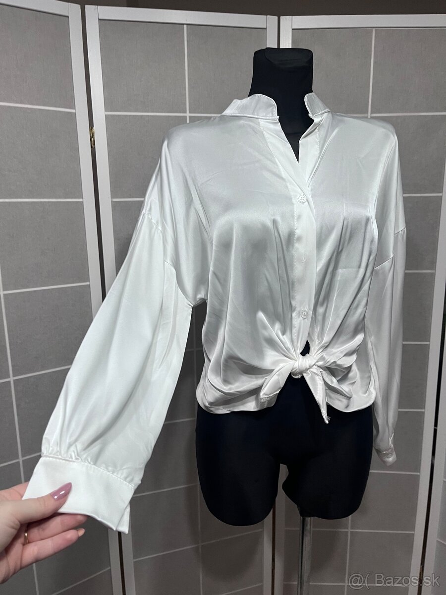 Damska biela bluzka - 4
