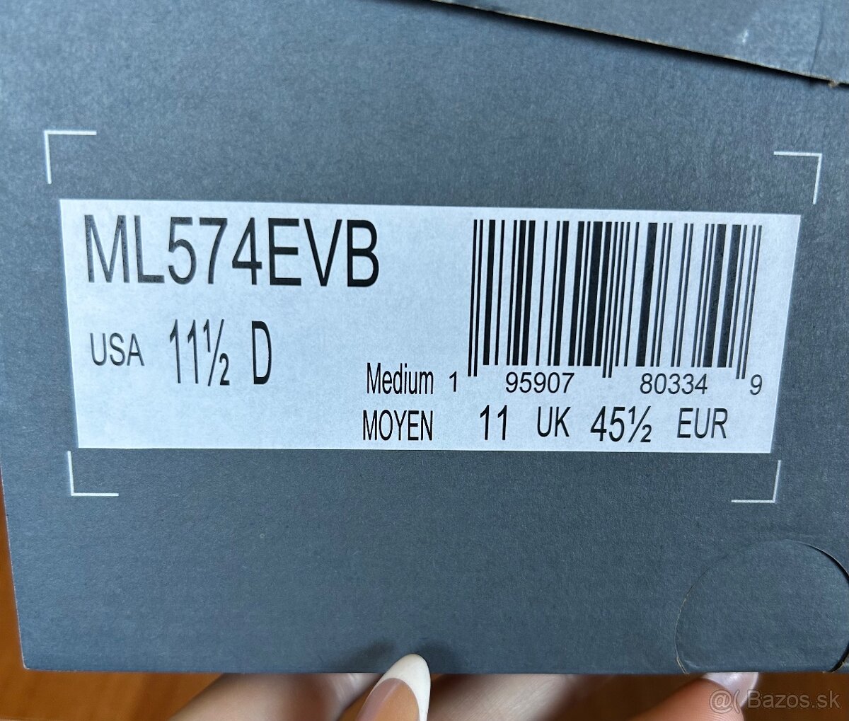 New Balance 574 čierna pánska - 4