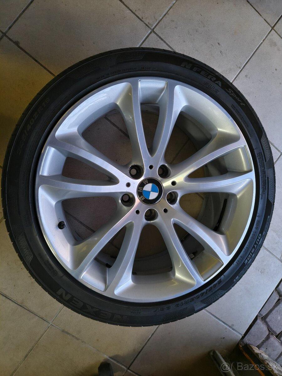 Elektróny BMW 5x120 R19 + pneumatiky. - 4