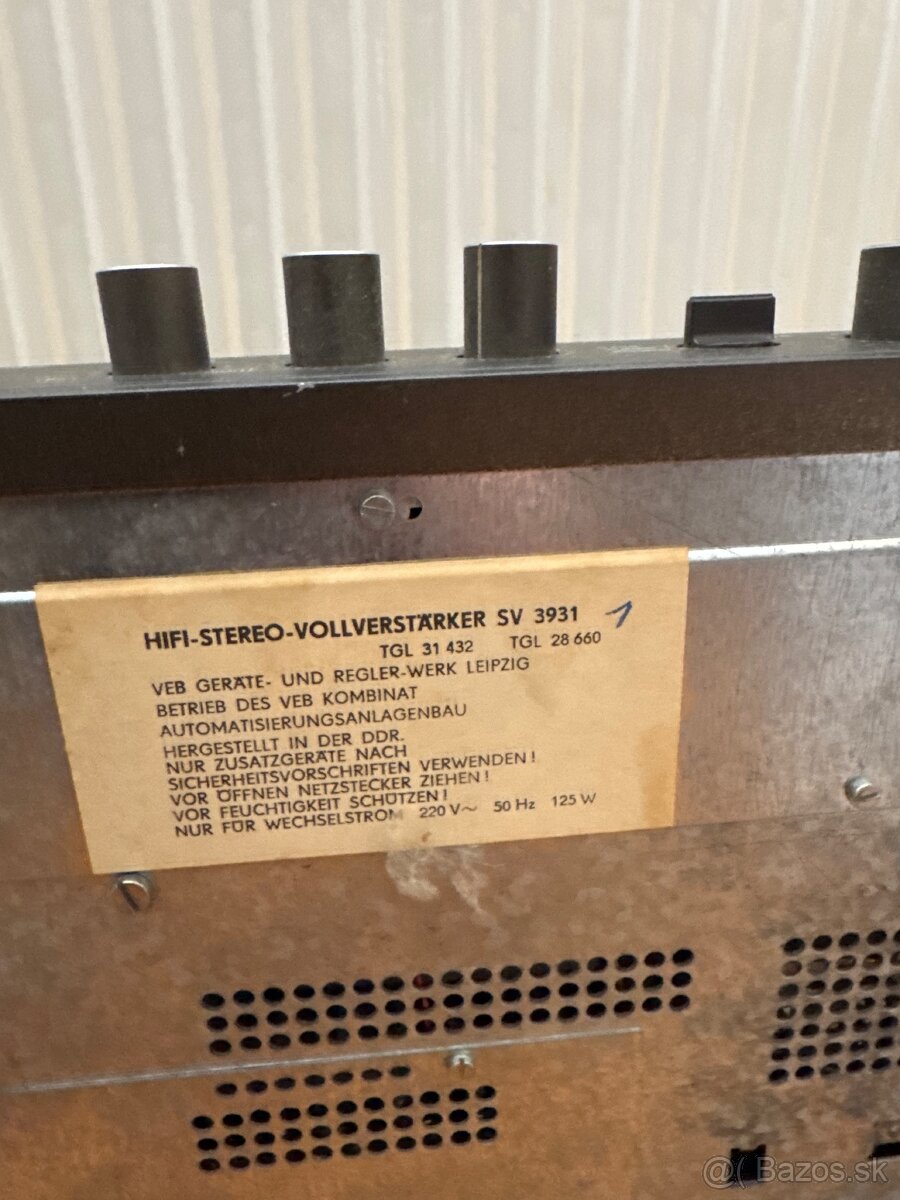 Hifi stereo RFT 3930 - 4