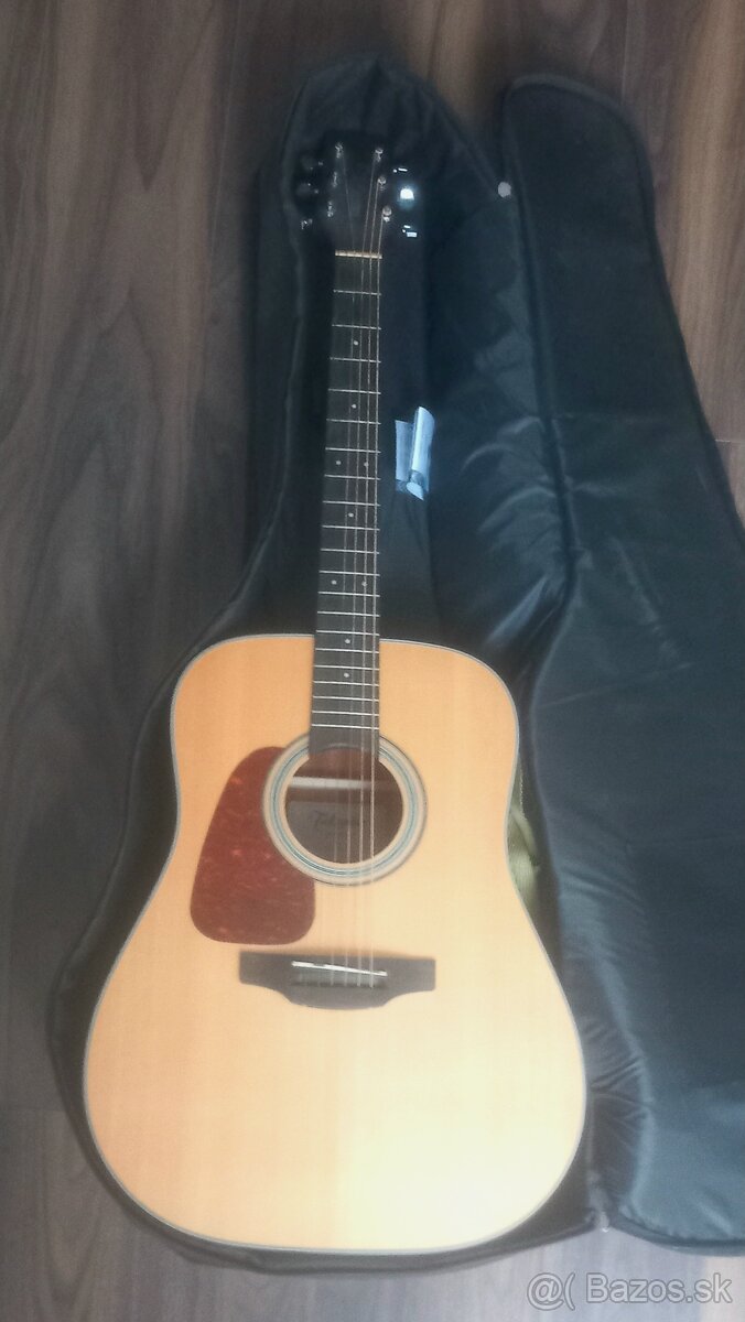 Takamine akustická gitara pre ľavákov ( s popruhom a krytom) - 4