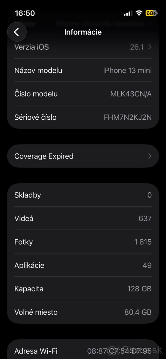 iPhone 13 mini modrý - 4