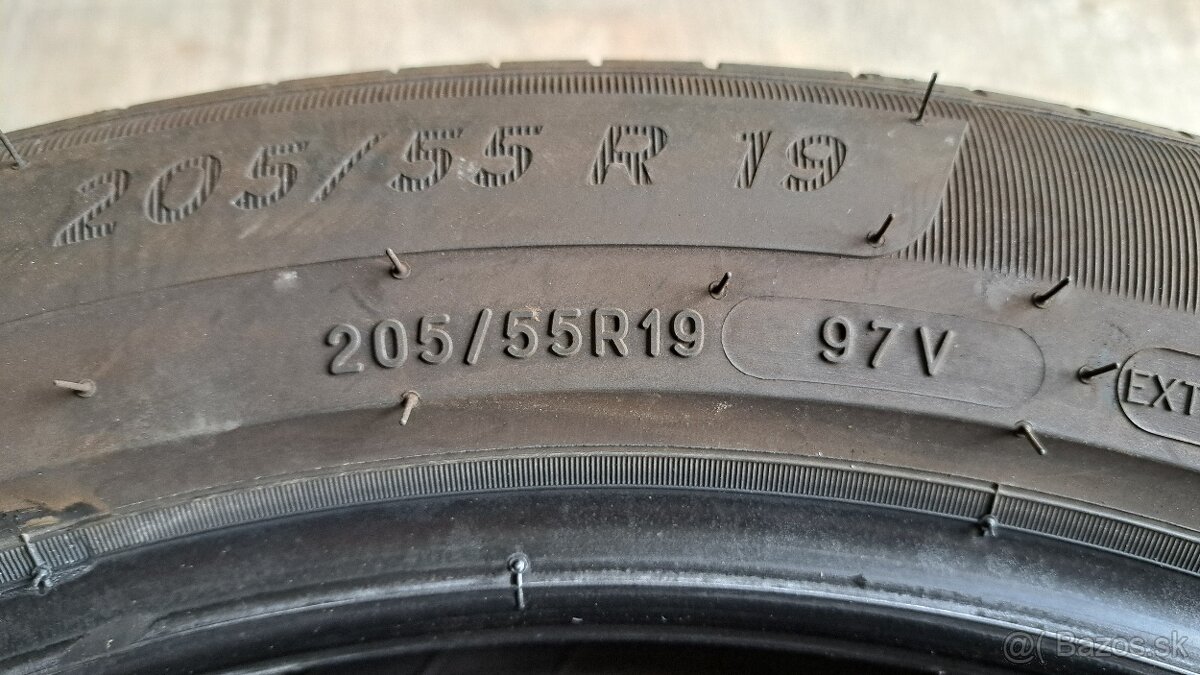 Predám letné pneumatiky 205/55/19 - 4