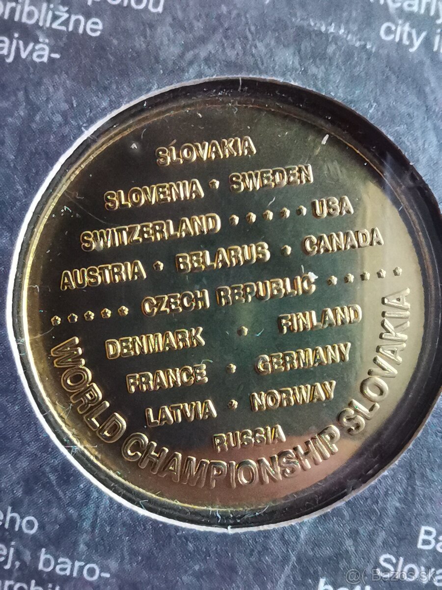 Pamätná medaila MS 2011 Slovakia - 4