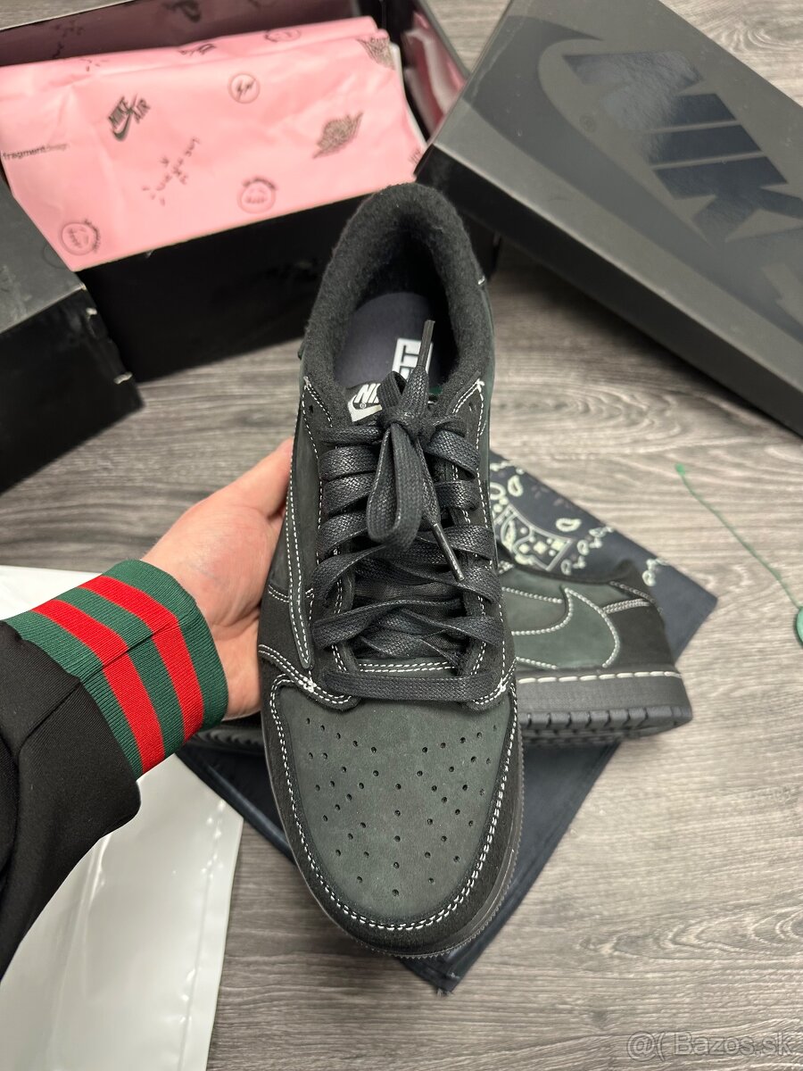 JORDAN 1 RETRO LOW OGTRAVIS SCOTT BLACK PHANTOM" - 4