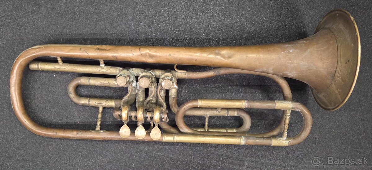 Starožitné trúbky 3ks - 4