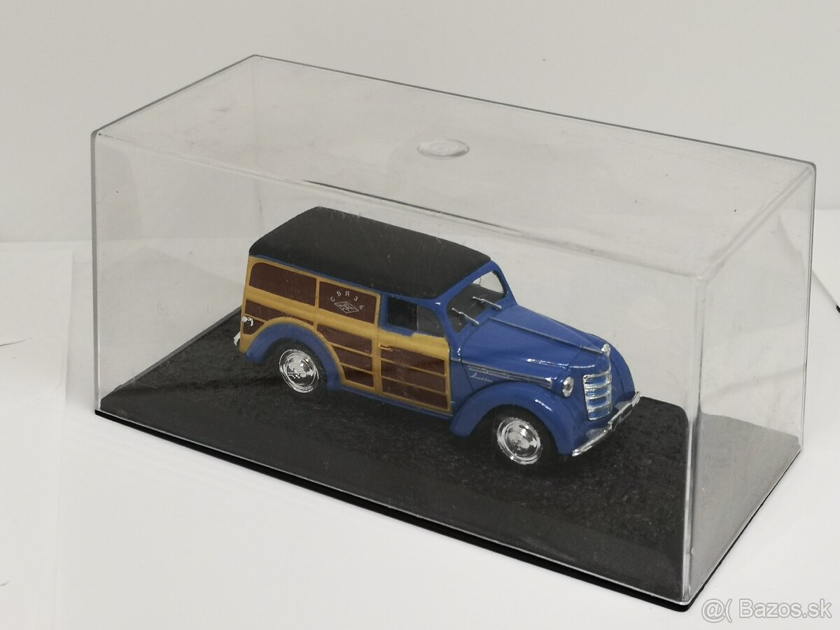 Predám zberateľský model autíčka Moskvič 400-422 pošta - 4