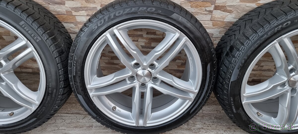 Predám elektrony wheelworld /5x112 R18 zimné 225/45 - 4