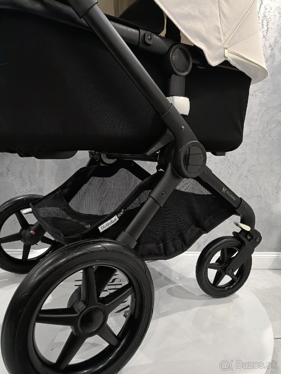 TROJKOMBINÁCIA BUGABOO FOX2 BLACK OFF WHITE - 4